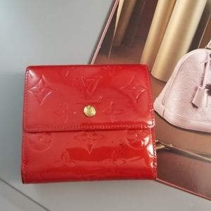 LOUIS VUITTON Classic Portefeuille Bilfold Wallet Virnes Monogram print